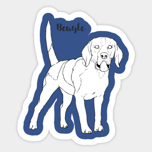 Beagle Sticker